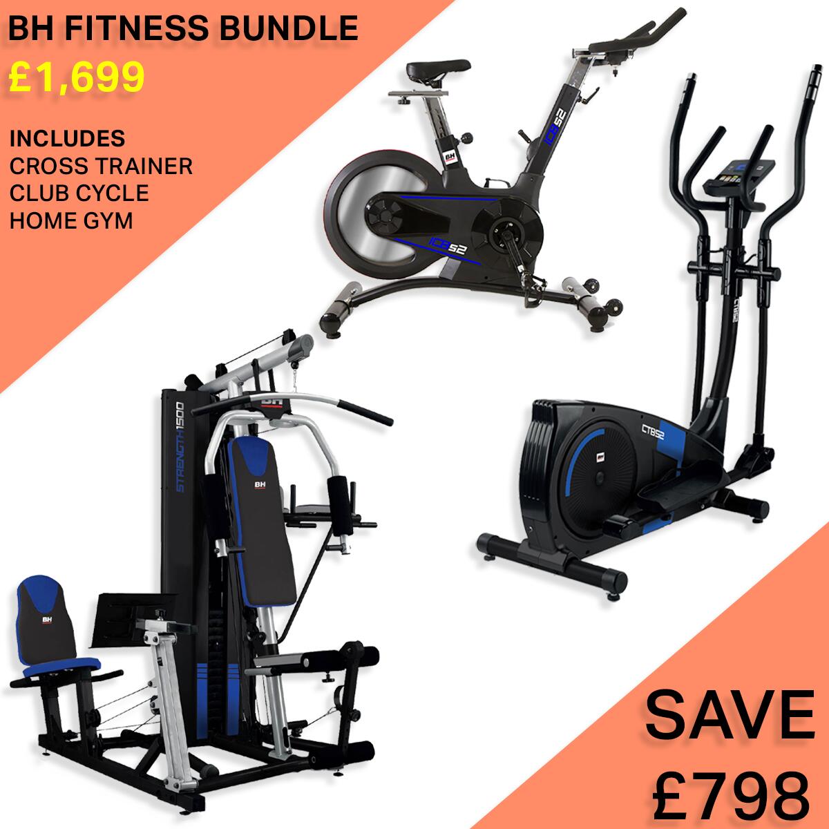 BH FITNESS BH FITNESS MEGA 3-IN-1 HOME GYM BUNDLE