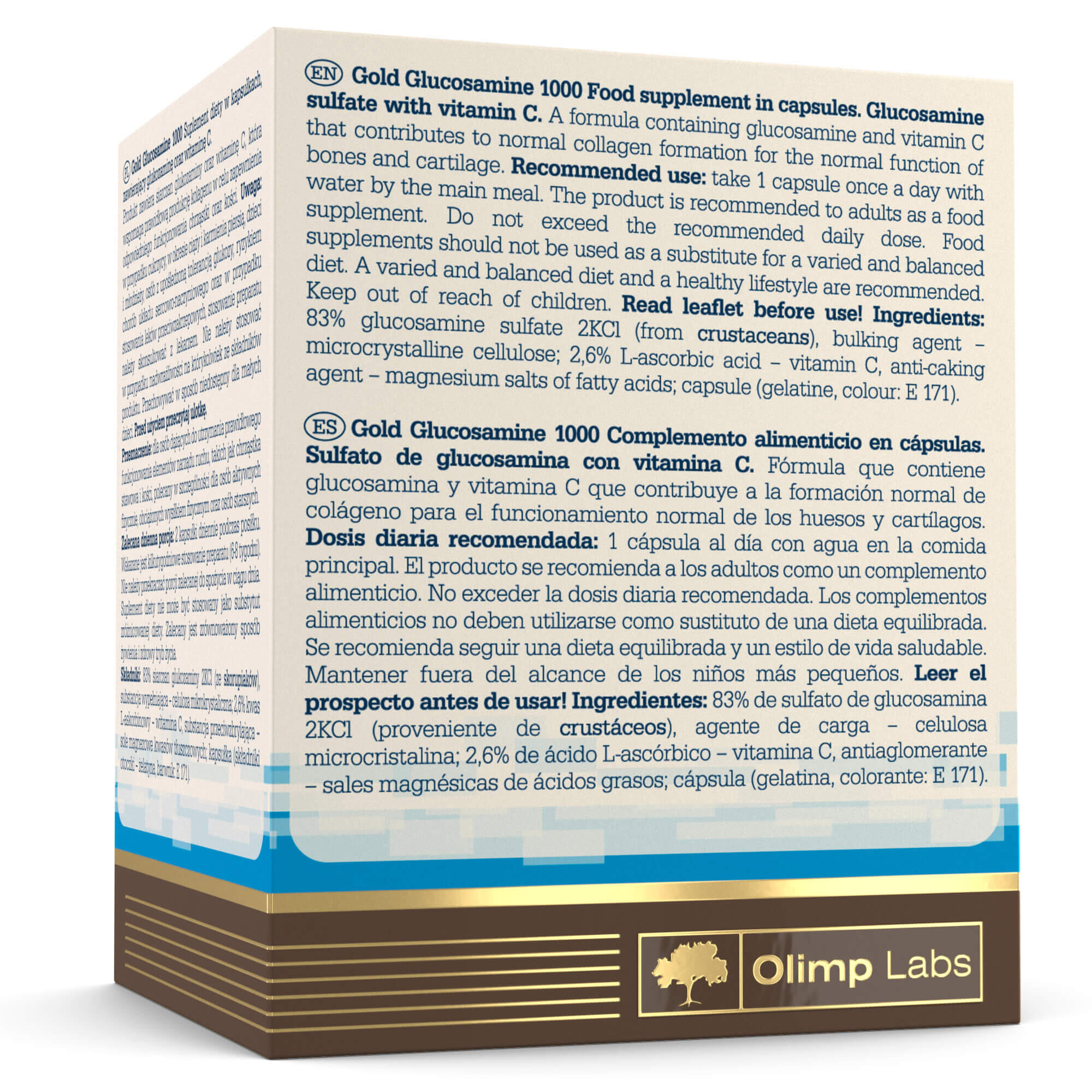 Glukozamina Olimp Gold Glucosamine 1000 - 120 Kapsułek 2/2