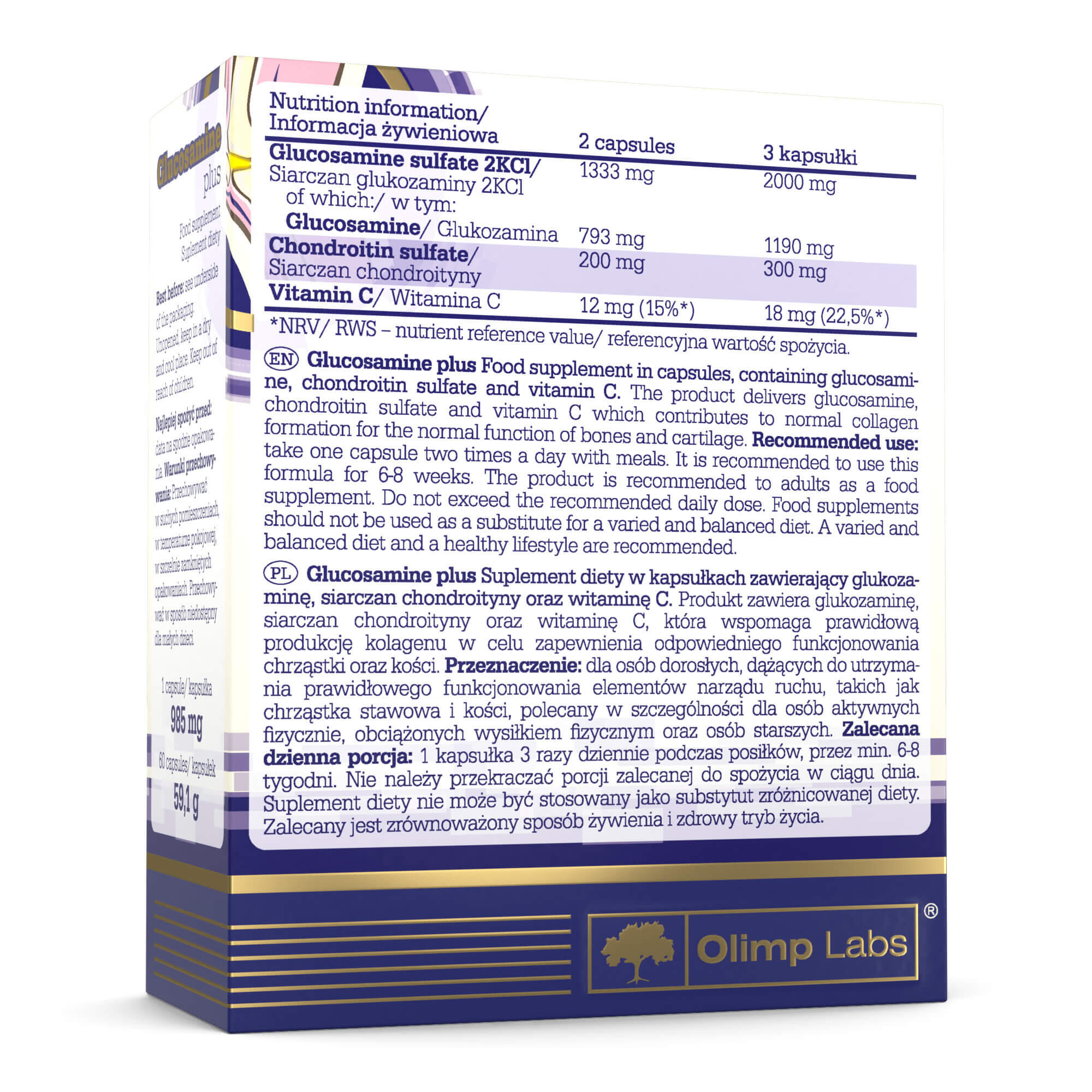 Glukozamina Olimp Glucosamine Plus - 60 Kapsułek 2/2