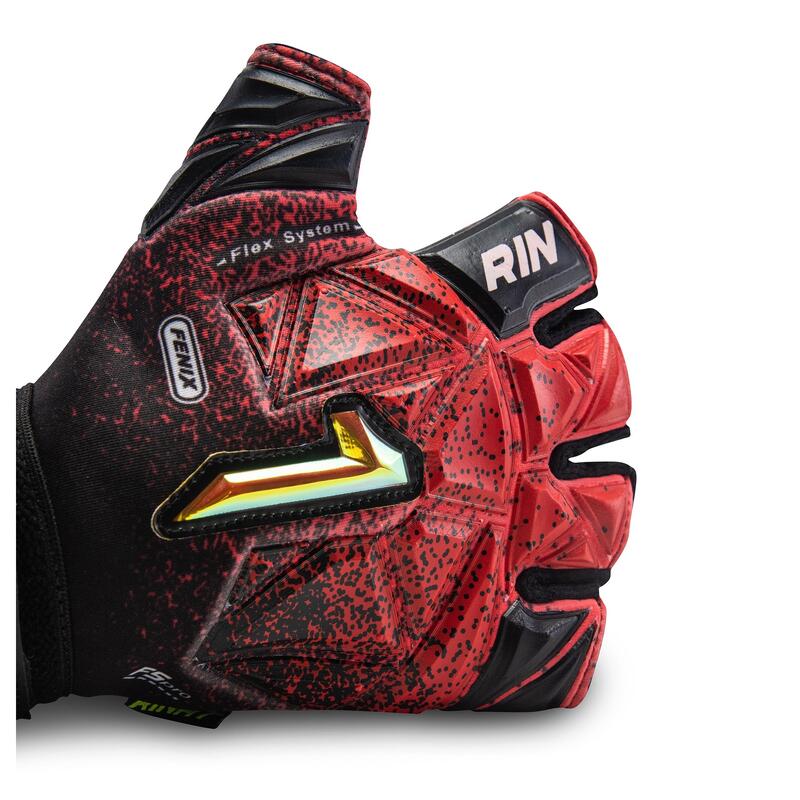 Guantes De Portero Adulto Rinat Fenix Superior Futsala Rojo/negro