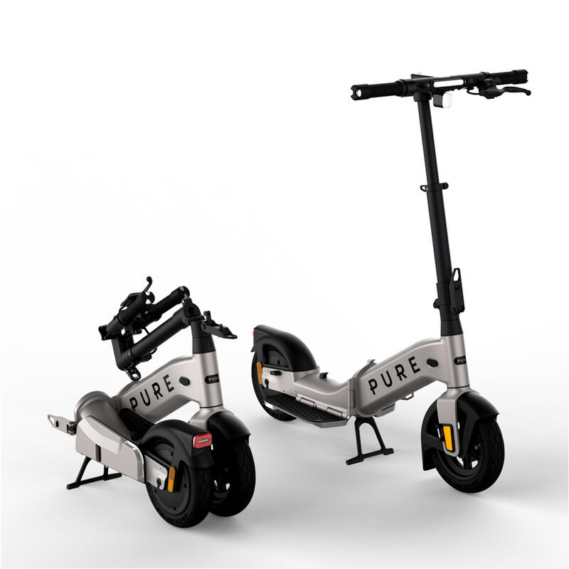 Trottinette électrique Pure Electric Pure Advance Flex 710 W Argent Platine