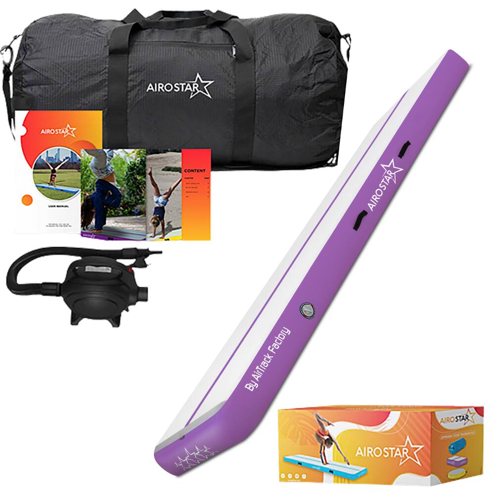 AirTrack PRO STAR™ AIROSTAR van AirTrack Factory 6x1x0.2M  - Turnmat 1/3