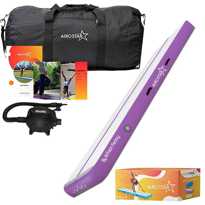 Airtrack PRO STAR VIOLET 3 MÈTRES by AirTrack Factory - Tapis de chute