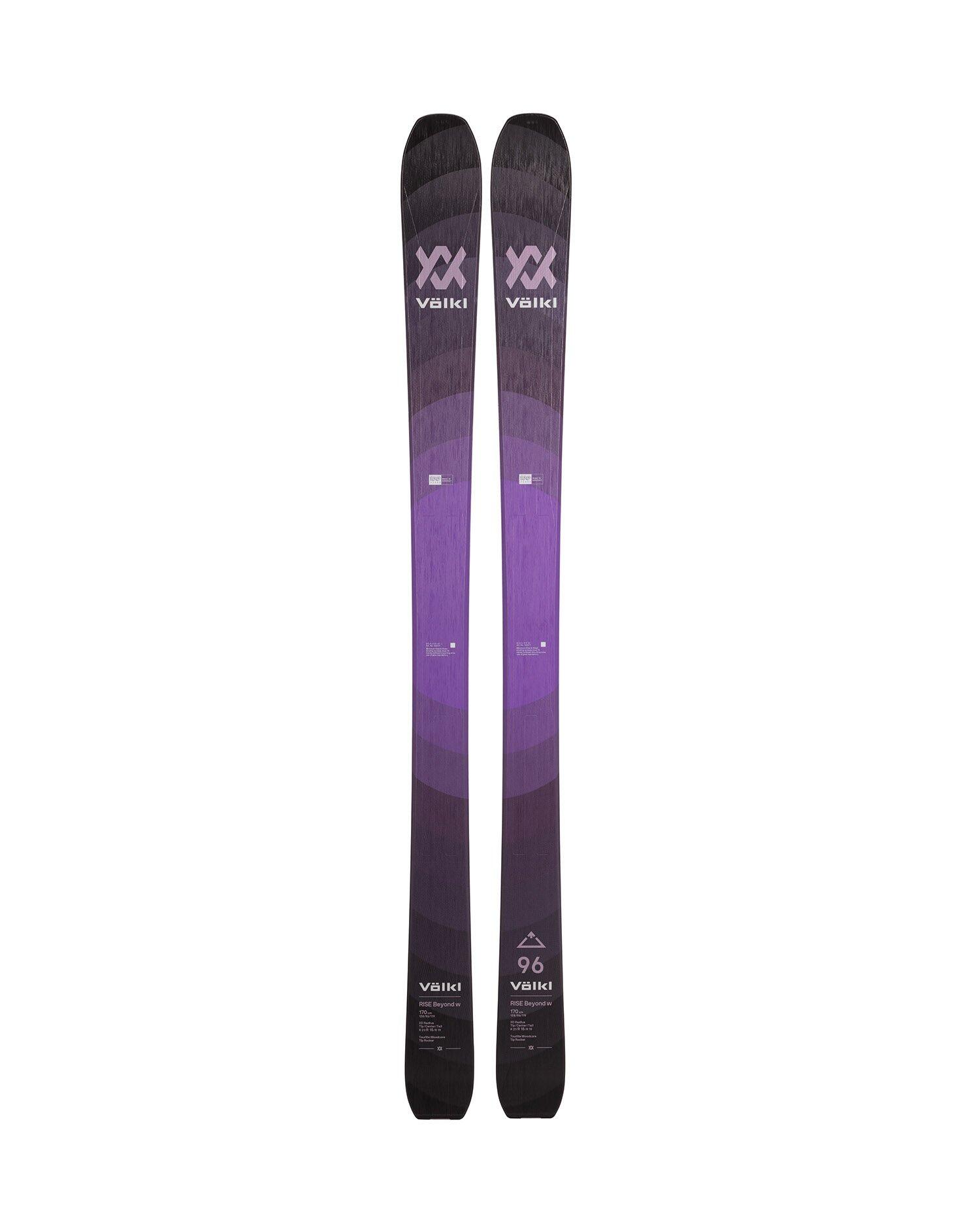 Narty skiturowe damskie VOLKL RISE BEYOND 96W FLAT bez wiązań 1/1
