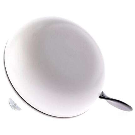 Dzwonek Rowerowy Ding Dong Sauvignon White 80 Mm - Biały Matowy