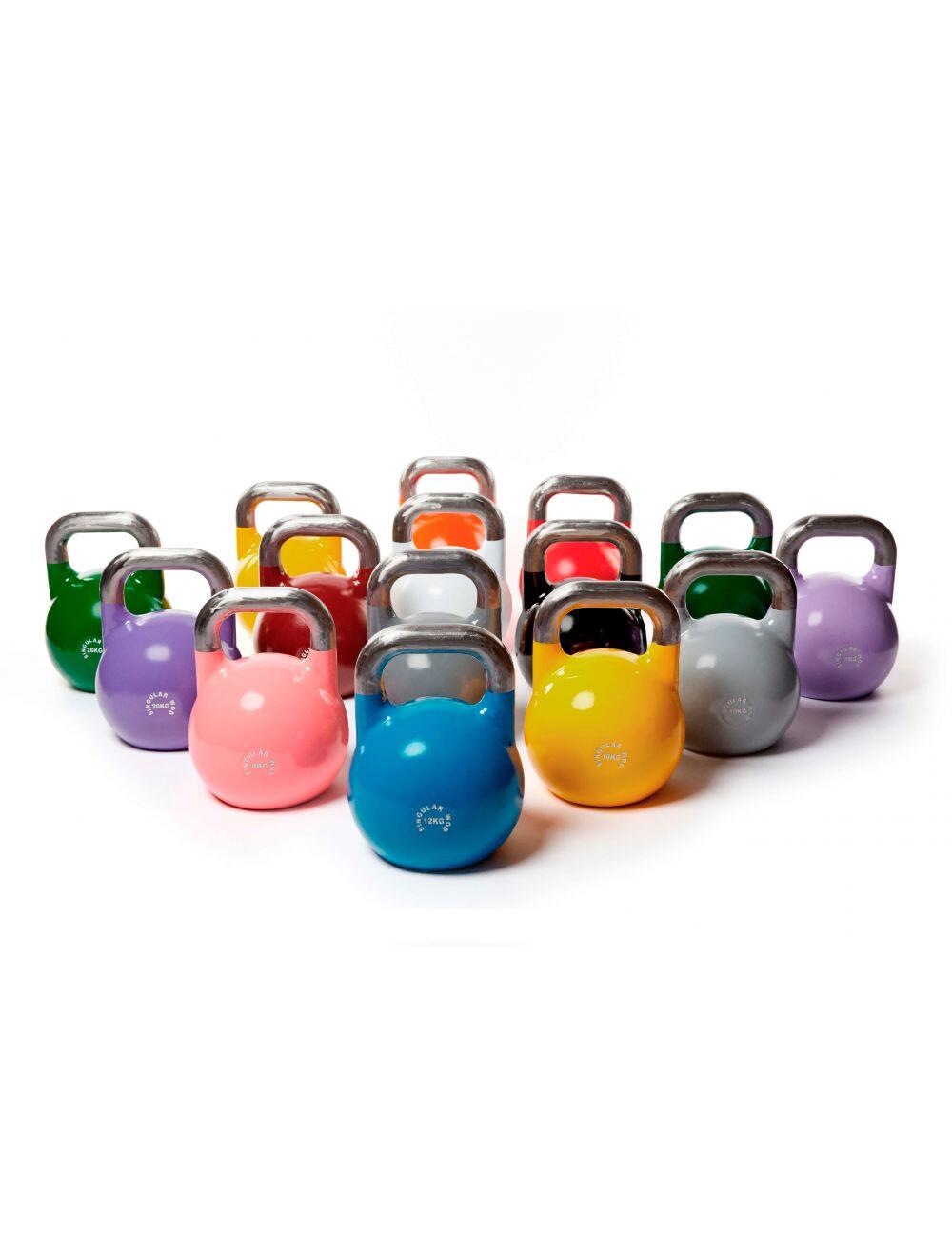 Kettlebell Competicion Pesa Rusa 36 Kg Gris Oscuro Mate Cross Training 2/3