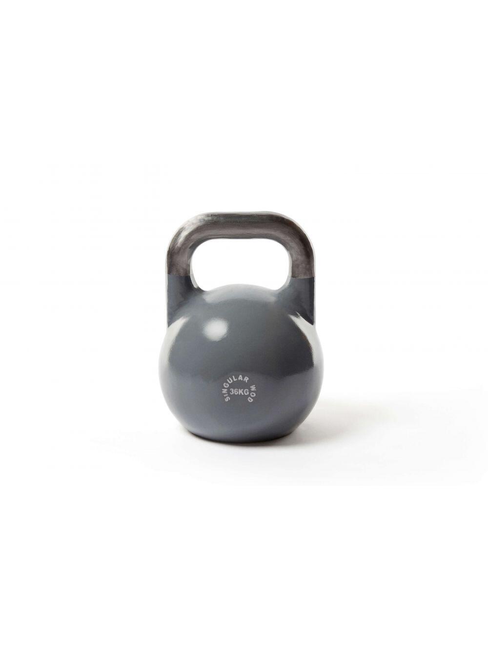 Kettlebell Competicion Pesa Rusa 36 Kg Gris Oscuro Mate Cross Training 3/3