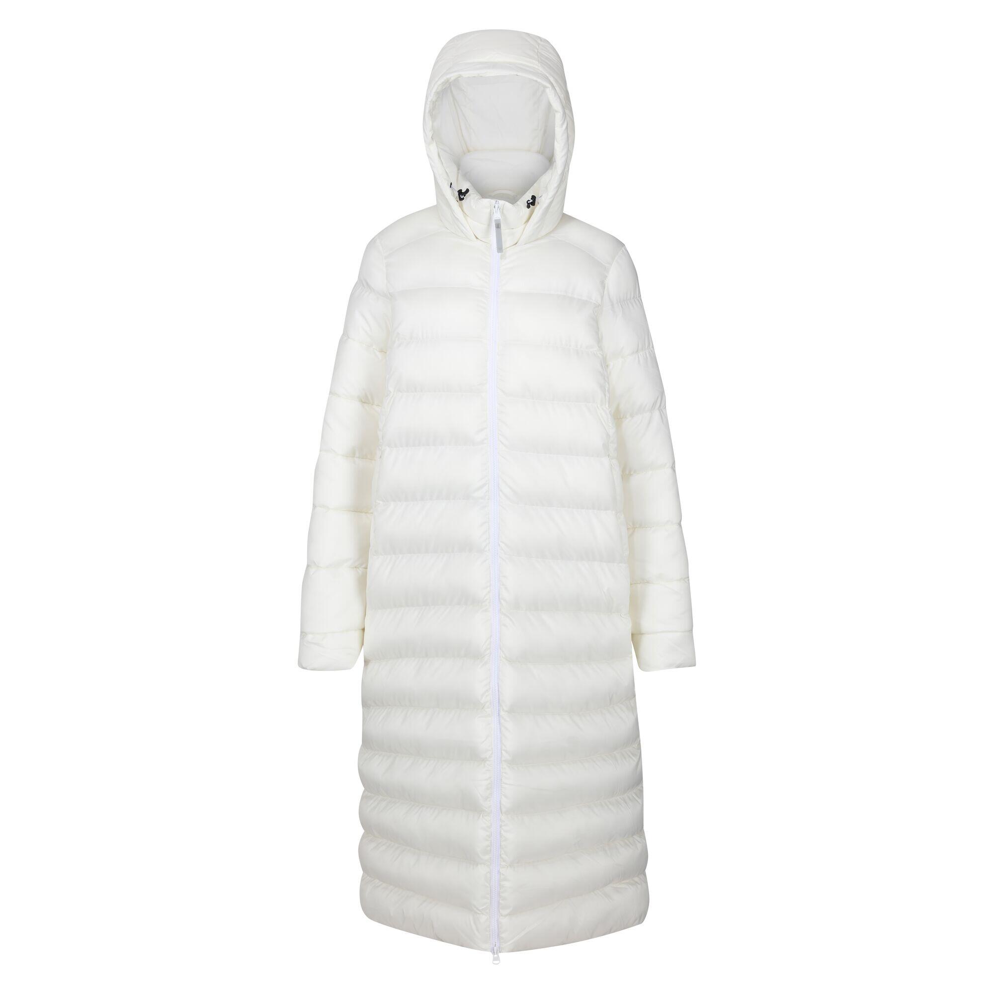 ELENDER Women's hooded jacket (White)