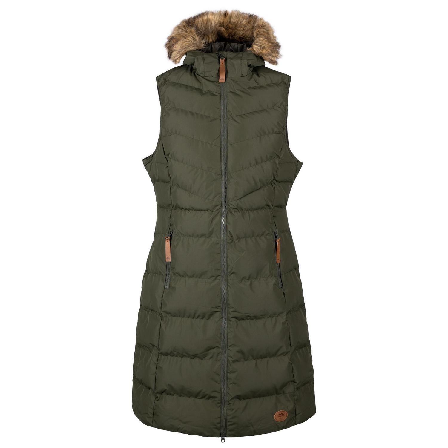 AUDREY Women's sleeveless jacket (Khaki green)