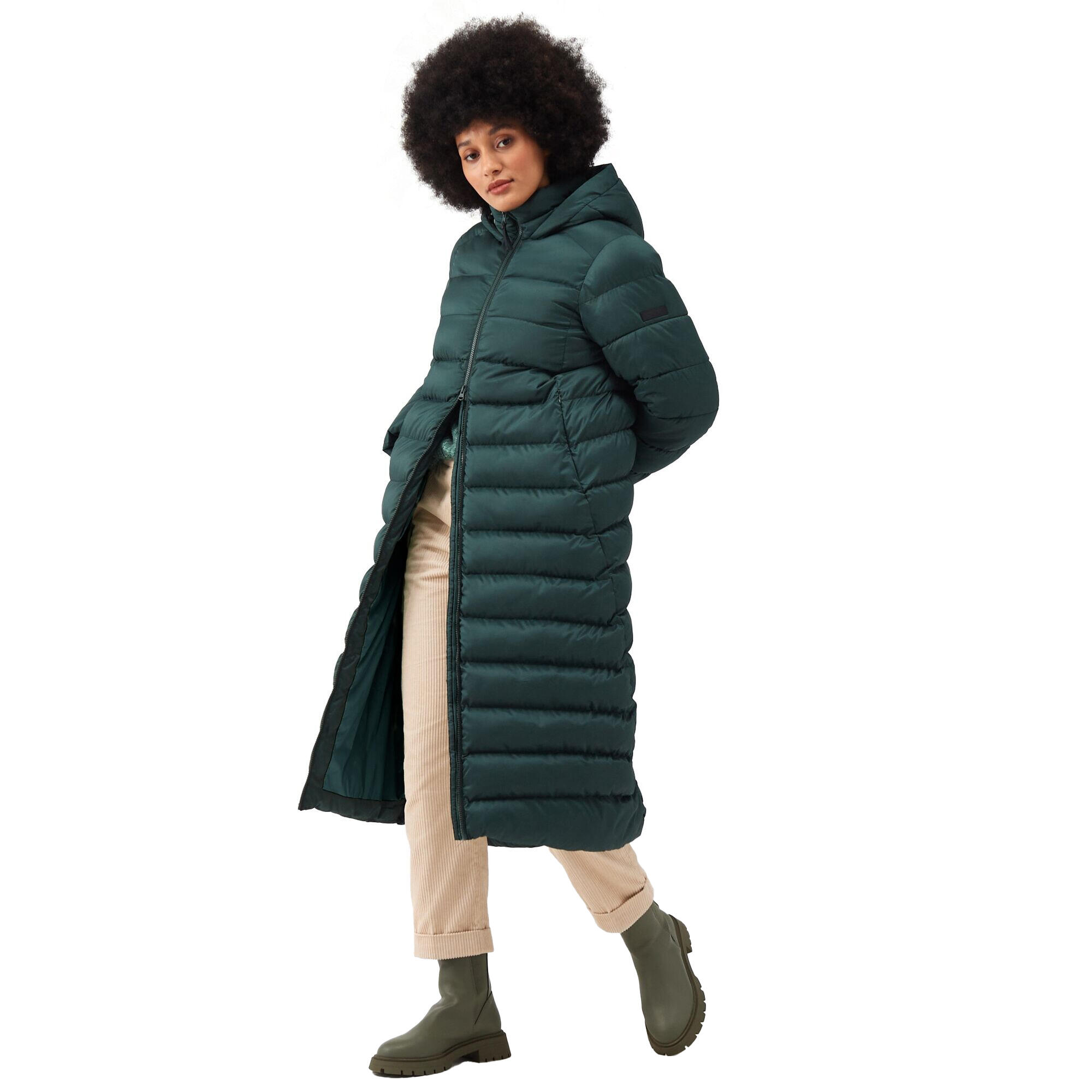 Veste À Capuche ELENDER Femme (Vert Foncé) 4/5