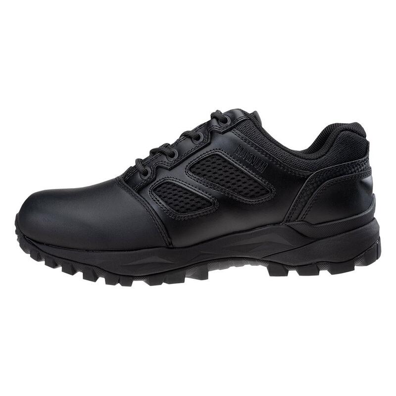 Heren Elite Spider X 3.0 Leren Trainers (Zwart)