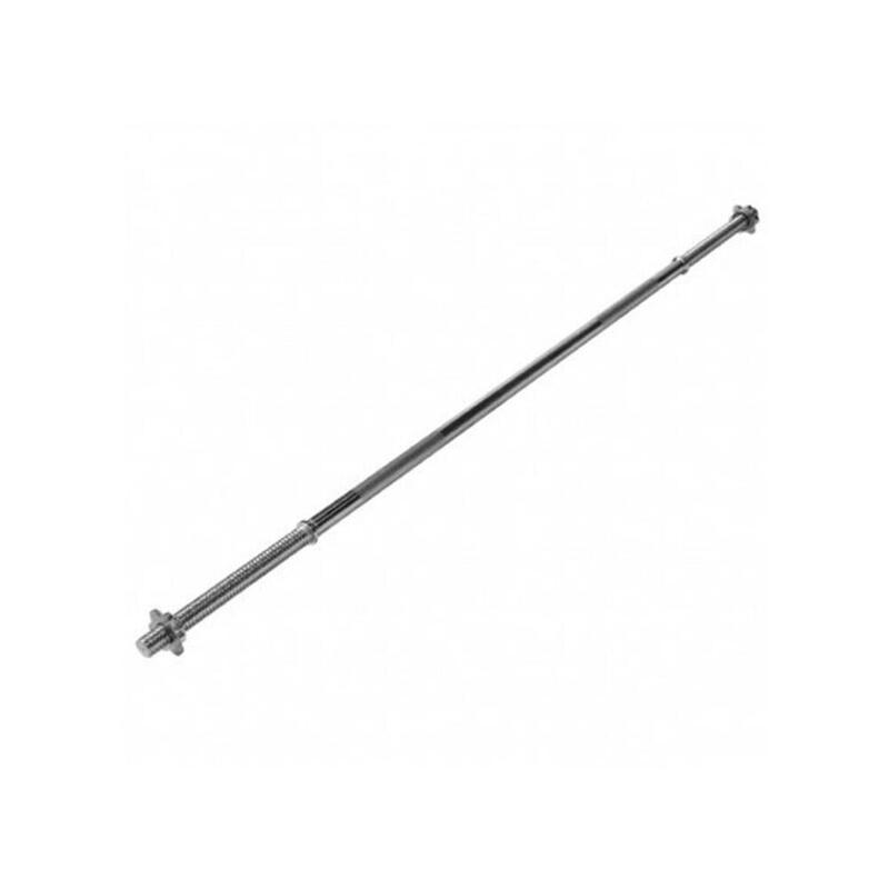 Barra Tunturi 180 cm de rosca cromo one size con cierre tornillo 30