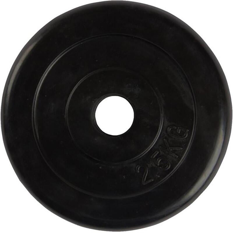 Disco in gomma per pesi - Peso Peso - 30 mm - 2,5 kg