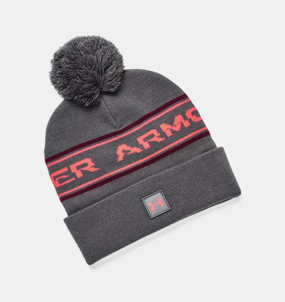 Férfi sapka Under Armour UA Men's Halftime Pom Beanie 1/3