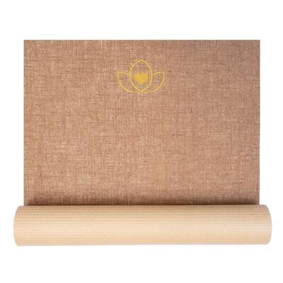Lotus yogamat jute sand
