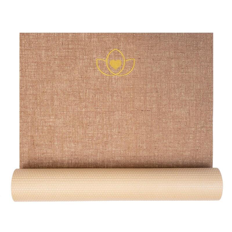 Lotus Yogamat jute sand