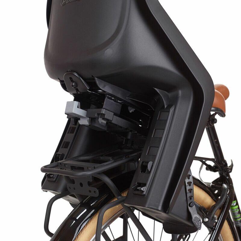 Hinterer Fahrradsitz für Gepäckträger MIK HD BUBBLY  Schwarz