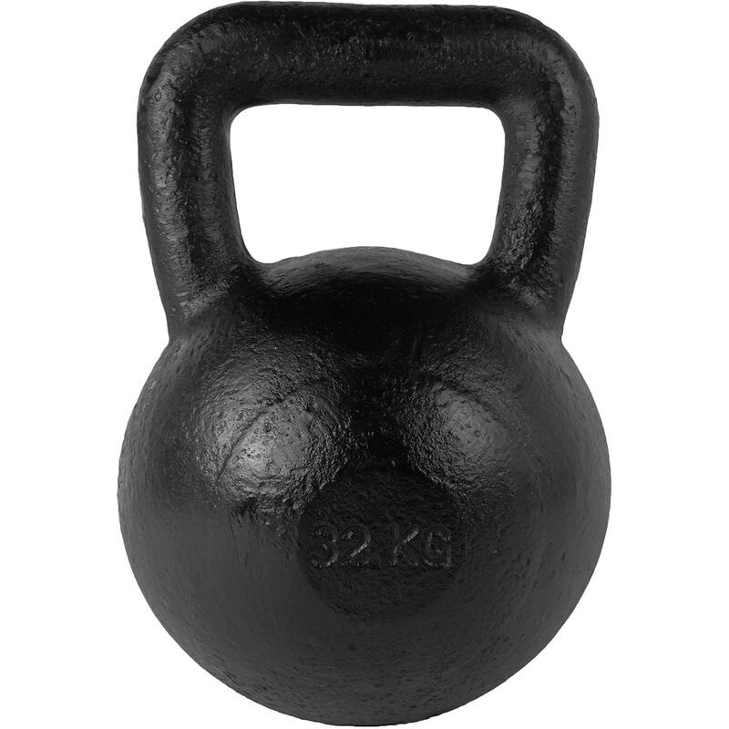 Kettlebell Tunturi en fonte avec fond en caoutchouc 32 kg