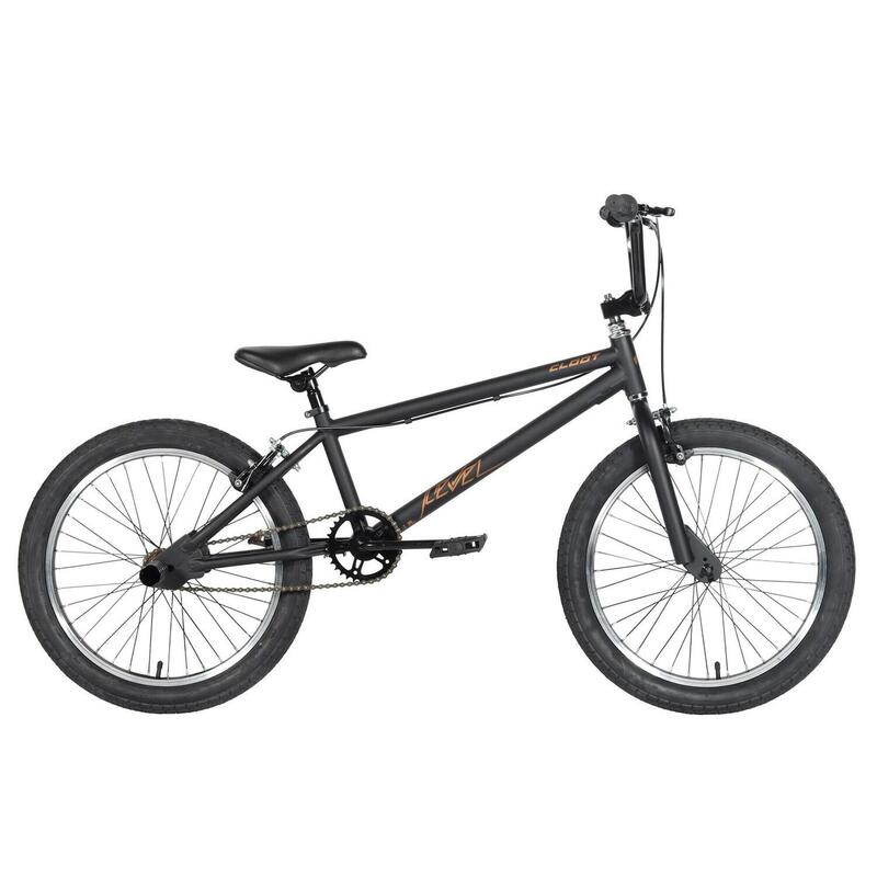 BMX-fiets 20 inch CLOOT LEVEL zwart