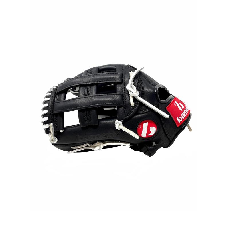 GL-127 REG 12,75'' Leder-Baseballhandschuh, Schwarz (für Rechtshänder-Wurf)