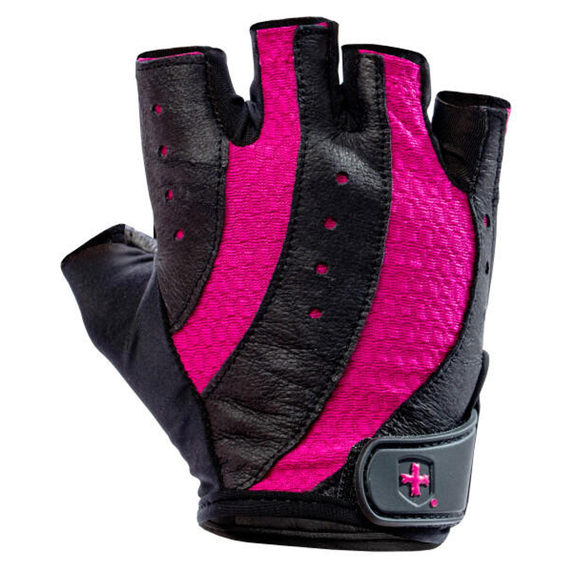 Luva de halterofilismo Harbinger : Desempenho, durabilidade, cor-de-rosa.