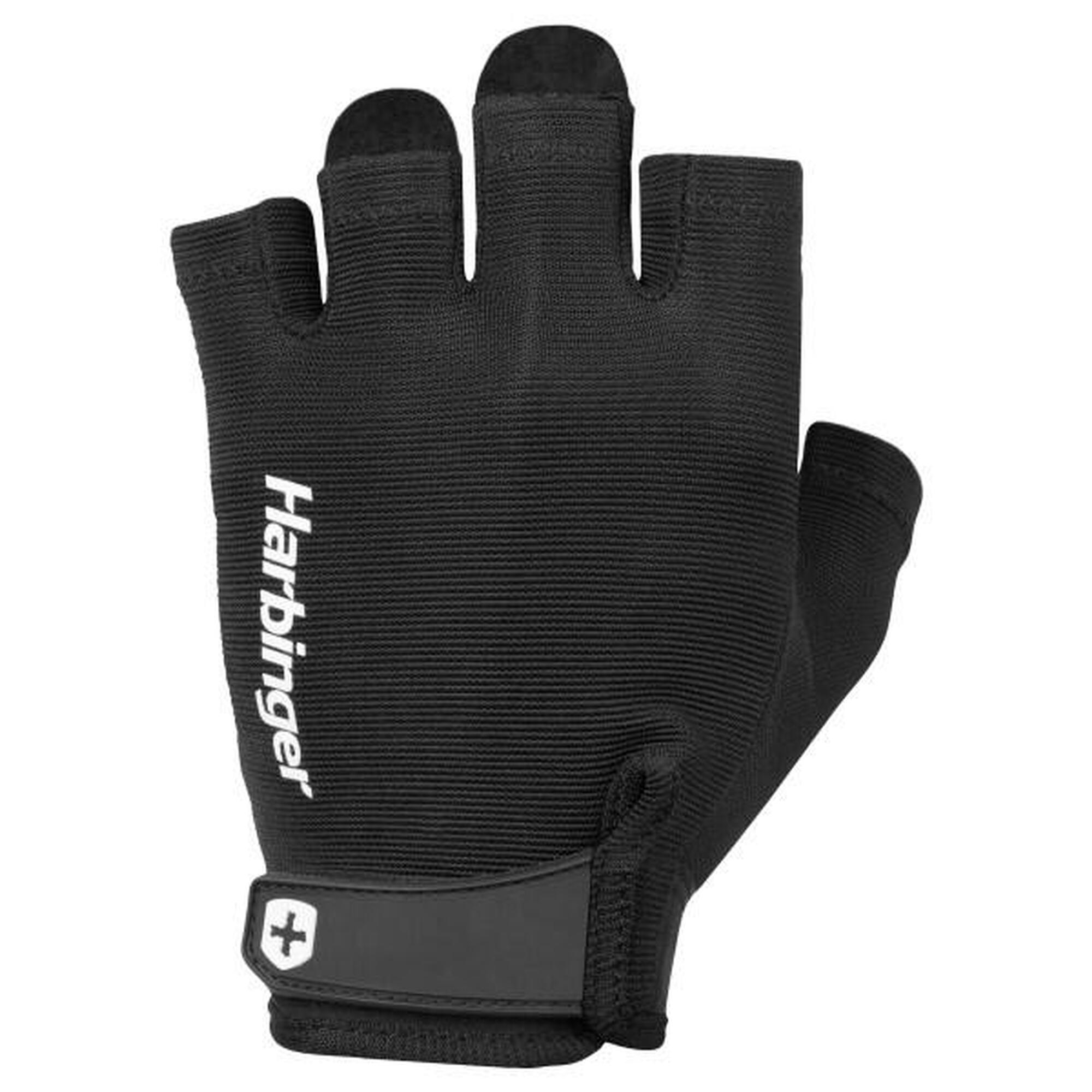 Harbinger gants d'haltérophilie avec prise ferme, confort optimal taille S Noir