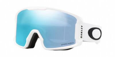 Oakley line miner m skibril mat wit/ prizm sapphire