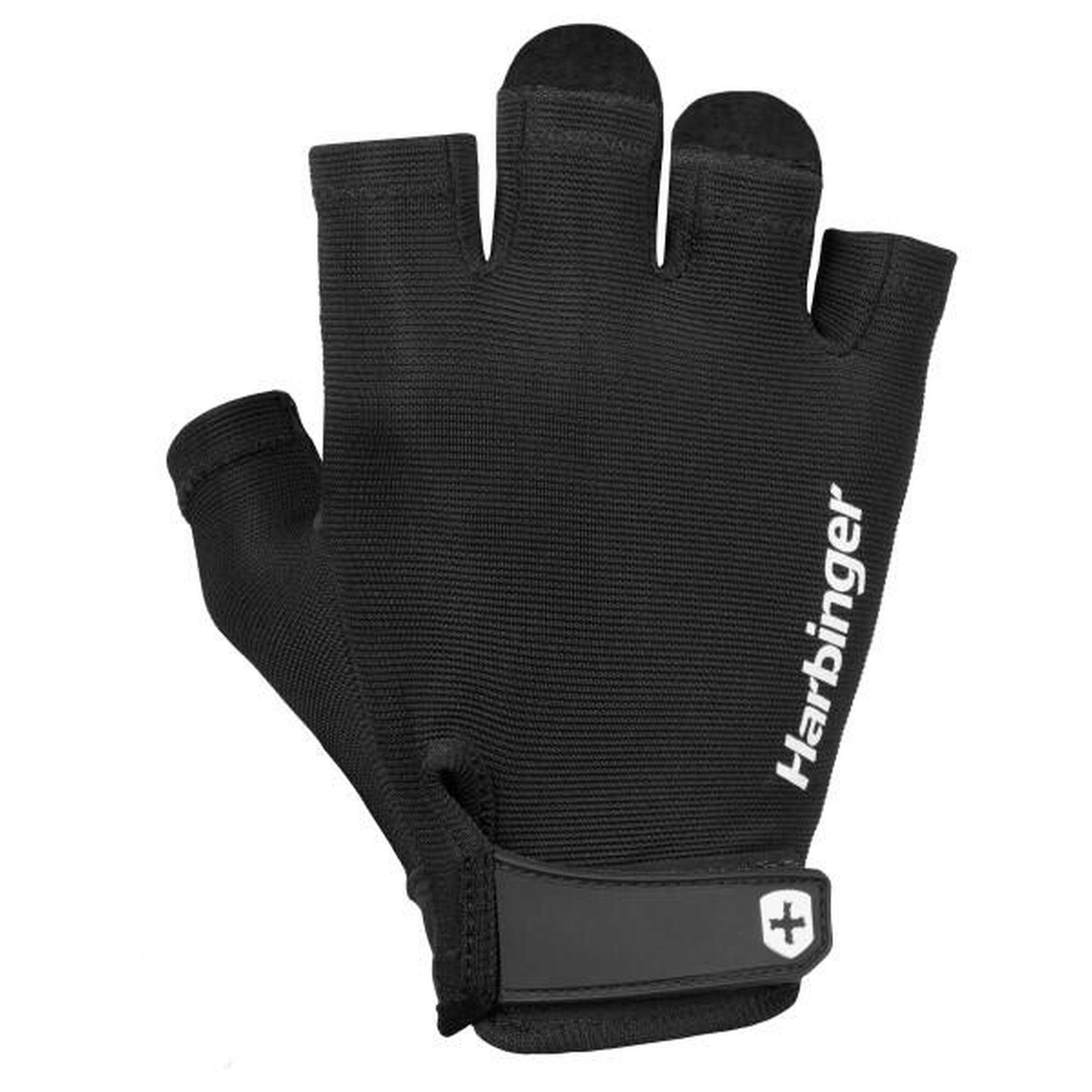 Harbinger Power Handschoenen: Stevige grip, optimaal comfort. Maat M - Zwart