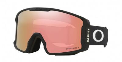 Oakley line miner m skibril mat zwart/ prizm rose gold