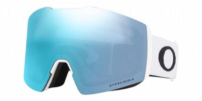 Oakley skibril fall line l (groot) mat wit/ prizm snow sapphire