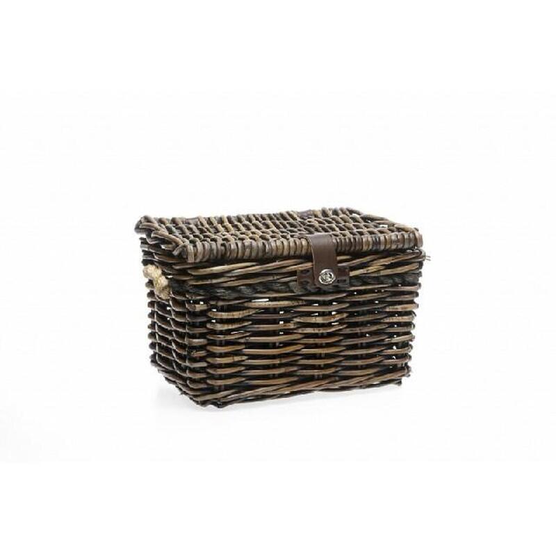 Rotan Fietsmand Melbourne Medium 24 Liter 38 X 27 X 24 Cm - Bruin