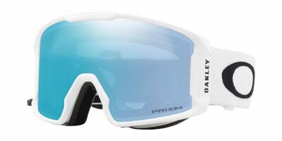 Oakley line miner l skibril mat wit/ prizm sapphire