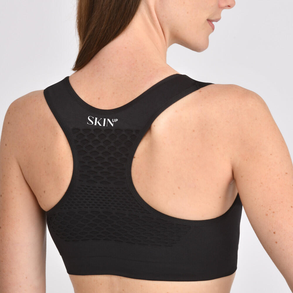 Brassière femme - sans couture - compression modérée - SKINUP Sport 3/4