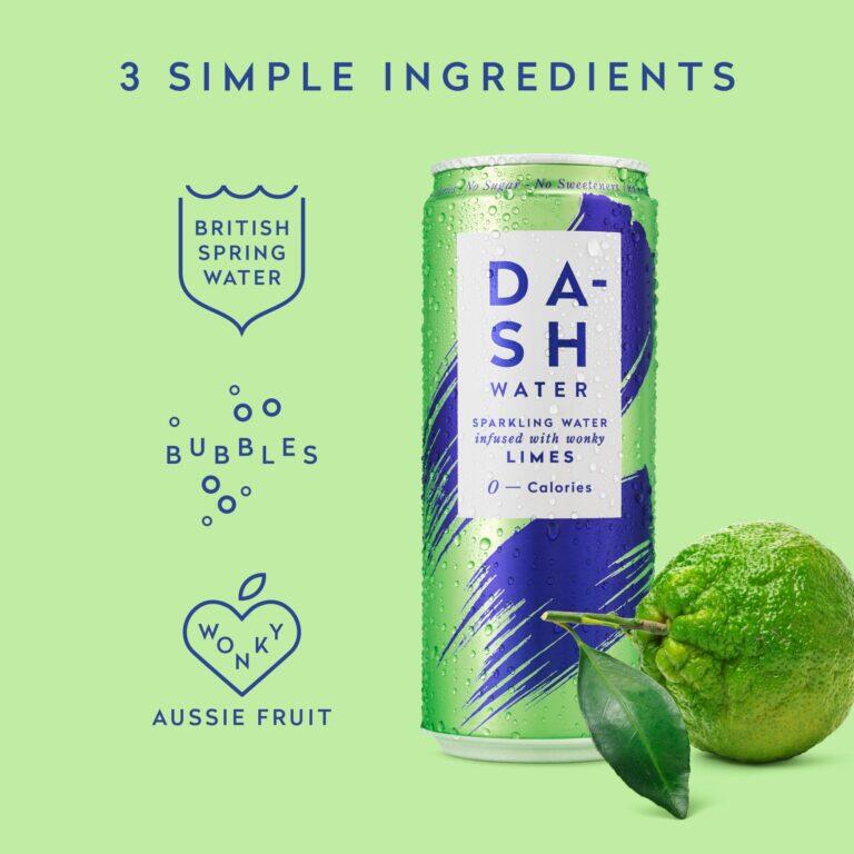0 Calories Sparkling Water (330ml x 12cans) - Lime