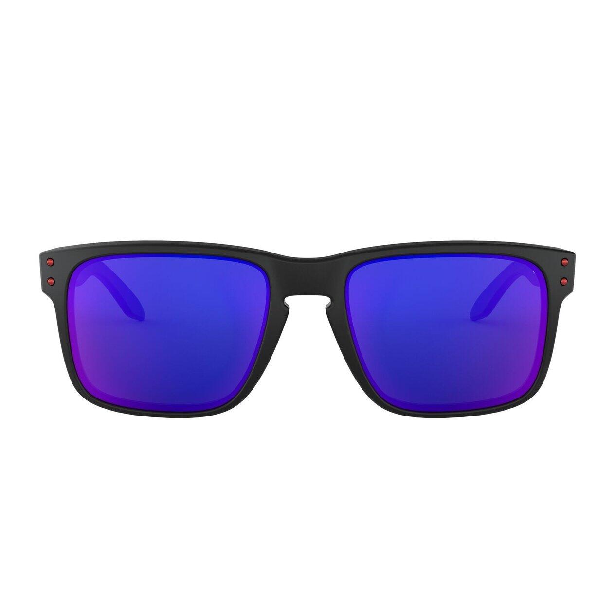 Lunettes de soleil holbrook noir MATTE / RED IRIDIUM - catégorie 3 - OAKLEY 2/7