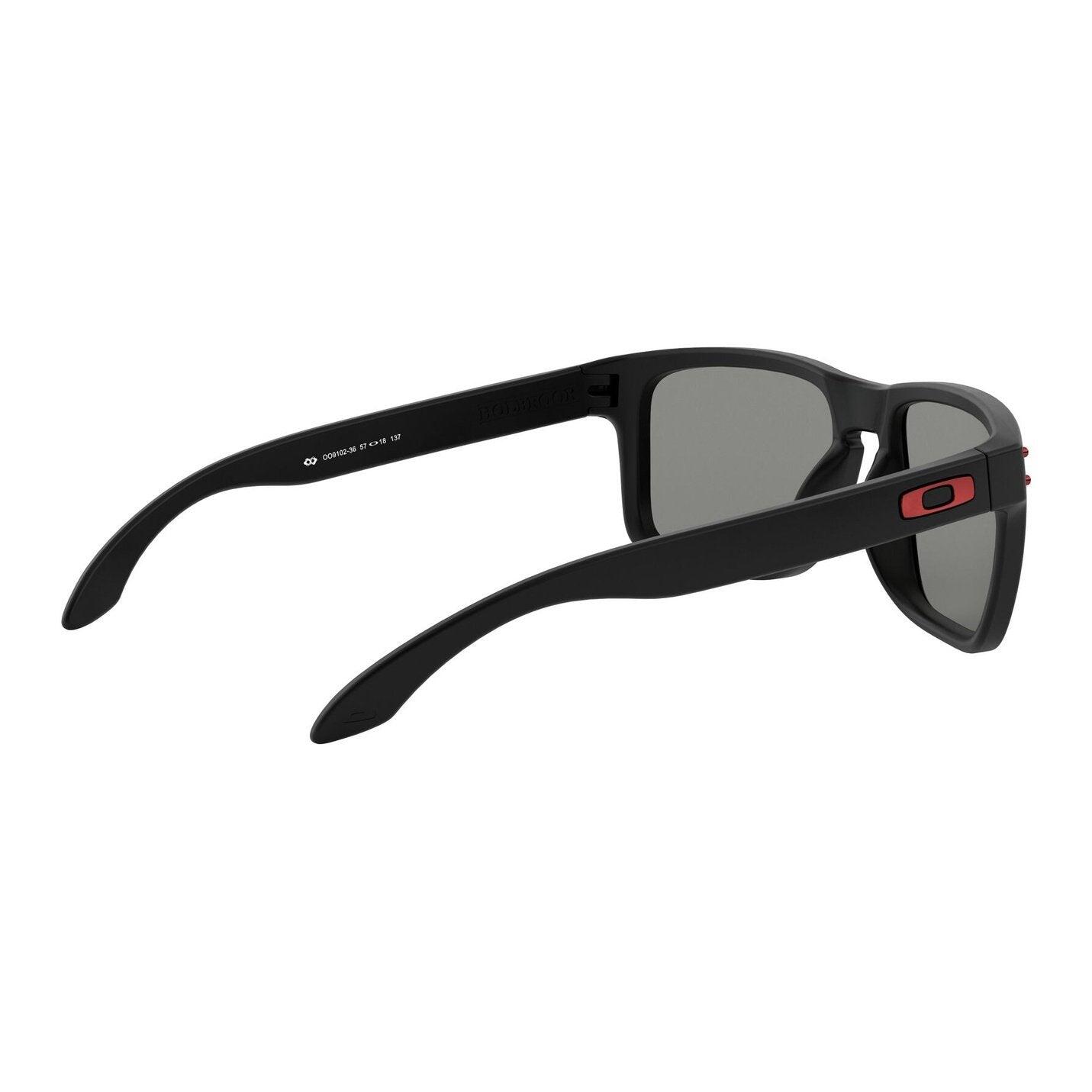 Lunettes de soleil holbrook noir MATTE / RED IRIDIUM - catégorie 3 - OAKLEY 6/7