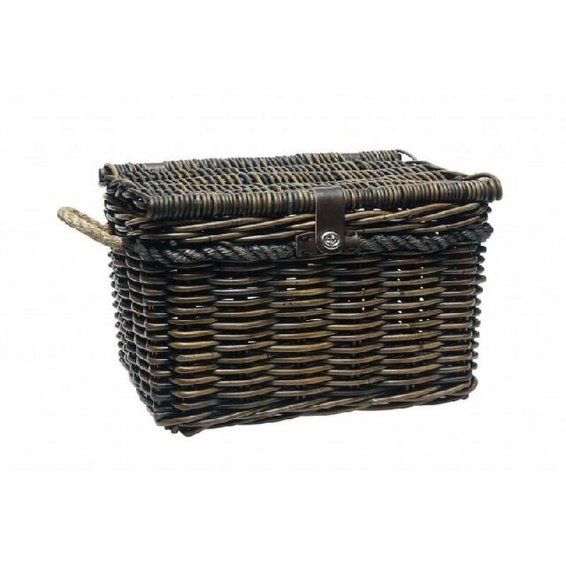 Rotan Fietsmand Melbourne Large 45 Liter 45 X 33 X 31 Cm - Bruin