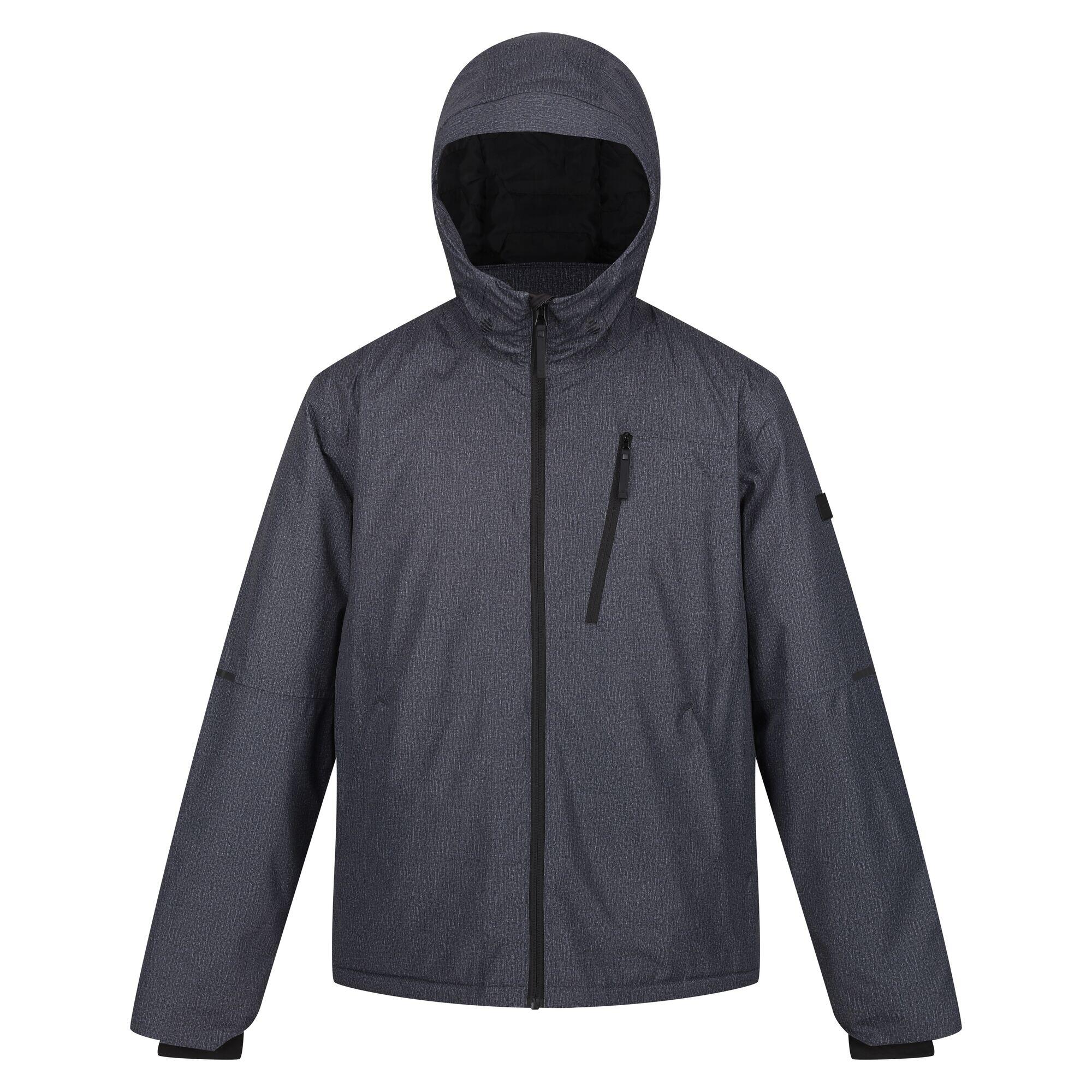 Mens Harridge Waterproof Jacket (Black) 1/5