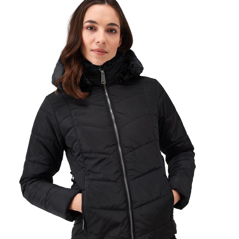 Chaqueta con Capucha Wildrose de Deflector para Mujer Negro