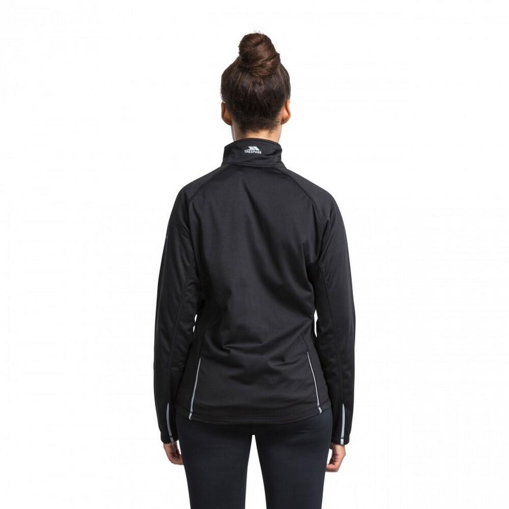 Women's zip-up jacket (Black)