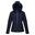 Dames Wildrose Gewatteerd Hooded Jacket (Marine)