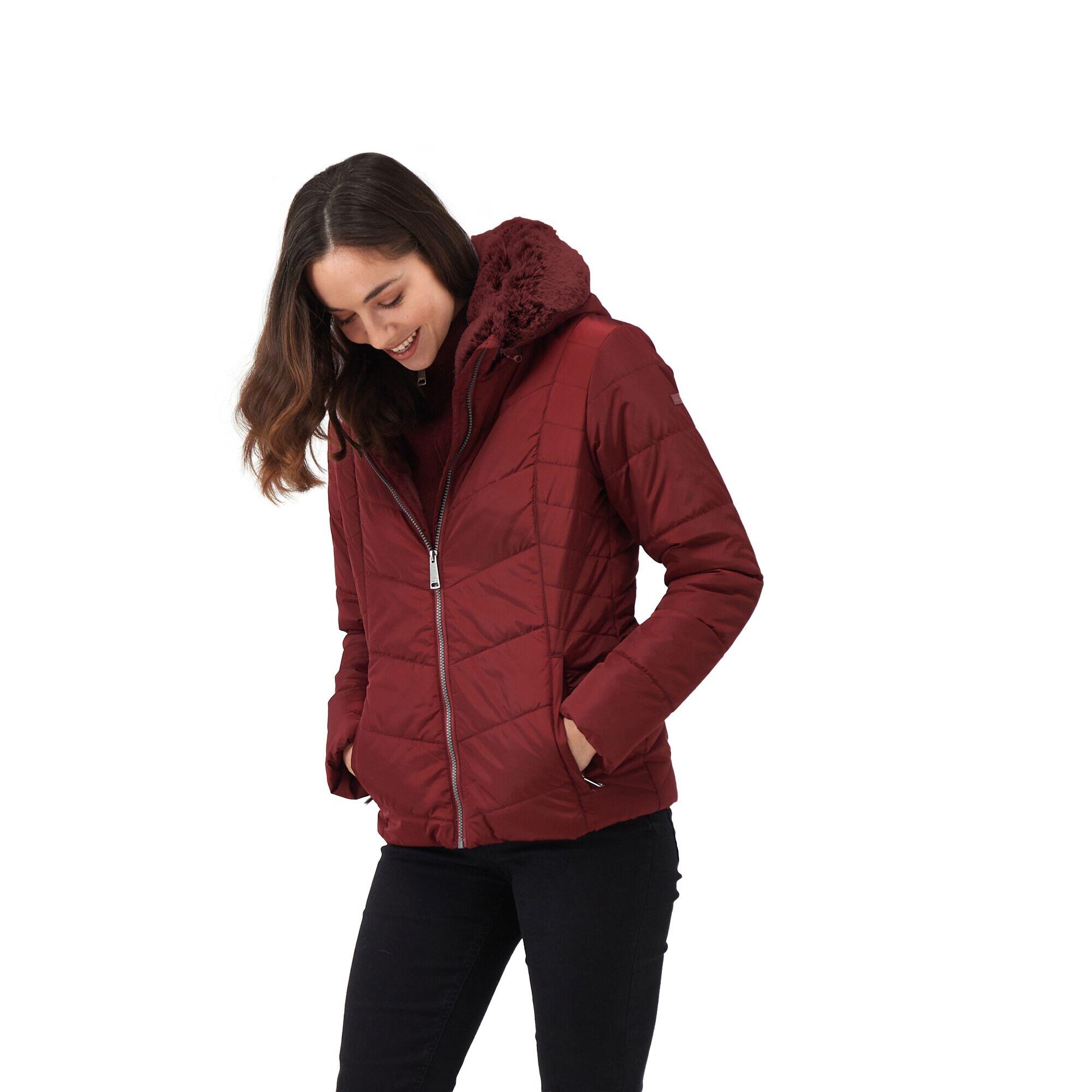 Veste À Capuche WILDROSE Femme (Cabernet) 3/5