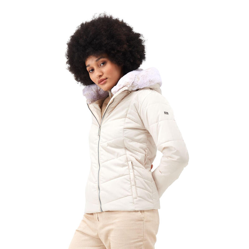 Jacheta Cu Glugă Drumeții În Natură Regatta Wildrose Căptușită Femei