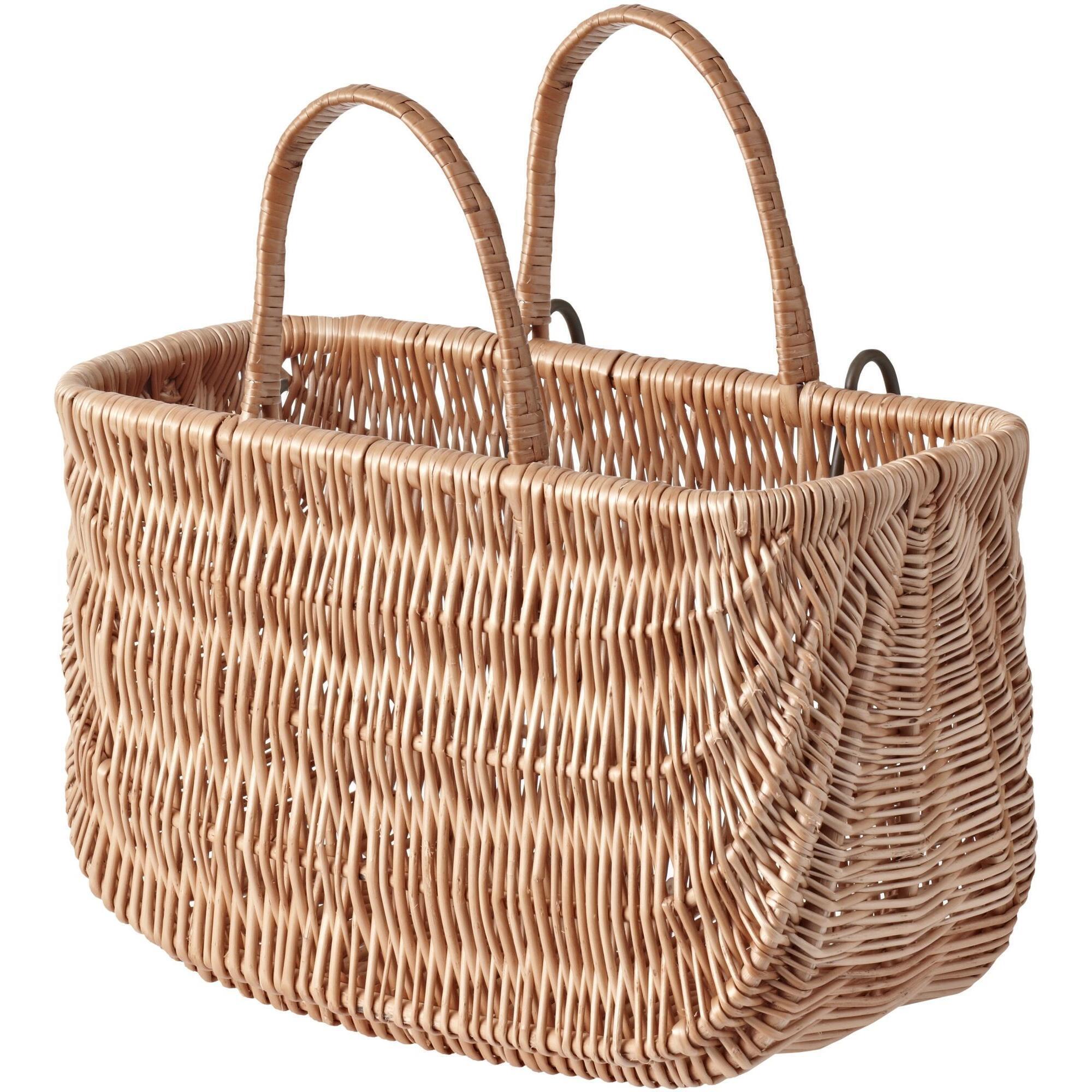 Fietsmand Swing 42 X 20 X 26 Cm - Natuur Gelakt 2/2