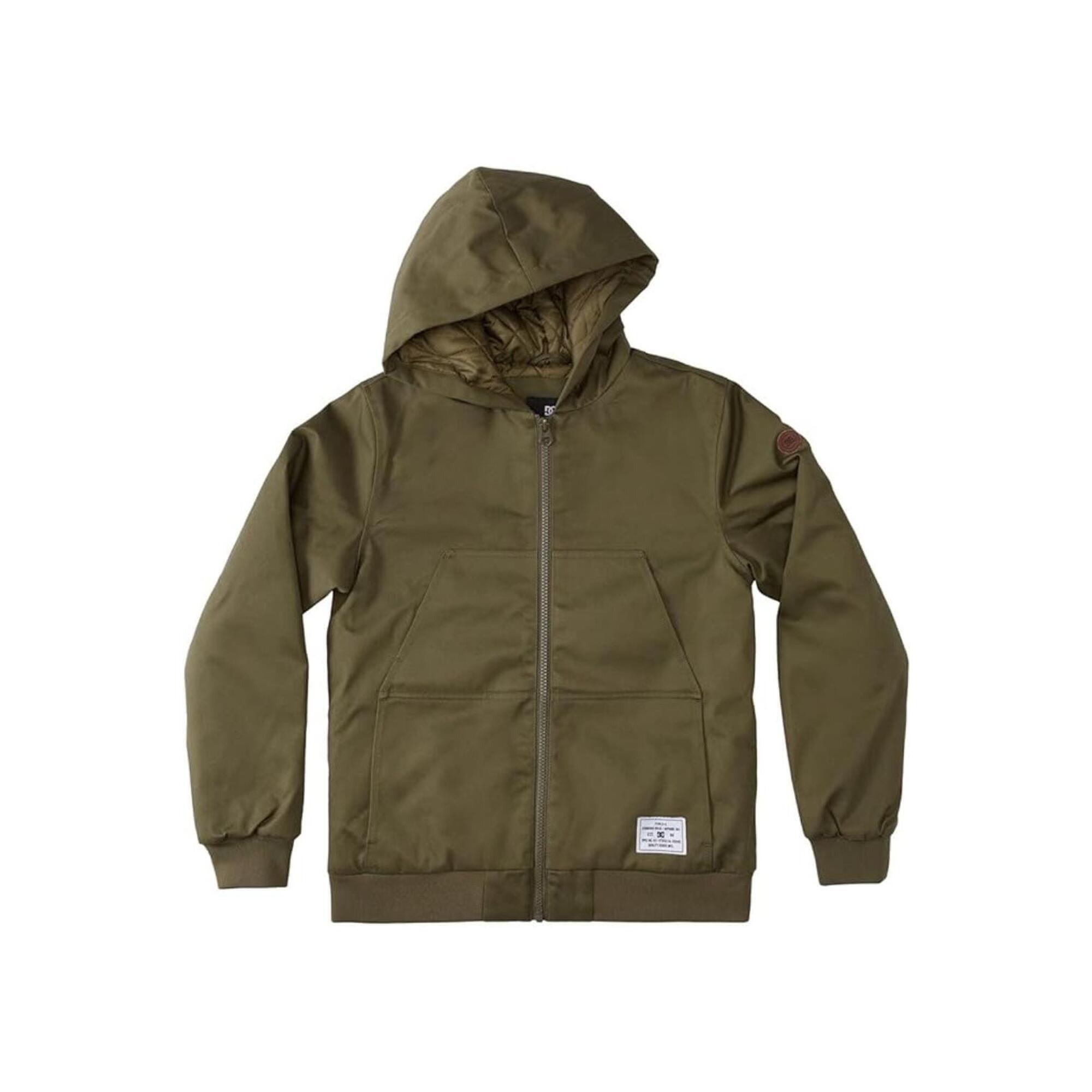 Dc Shoes - Dc Shoes Hodded Veste D'Hiver Matelassée Pour Enfants - Veste - Vert - 13-14 Ans - Decathlon