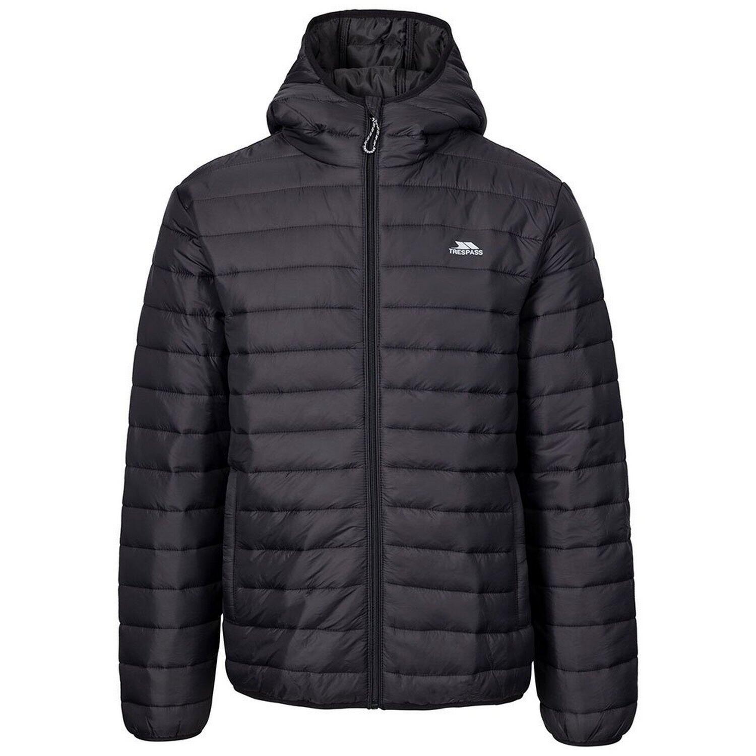 TRESPASS Mens Kelmarsh Padded Jacket (Black)