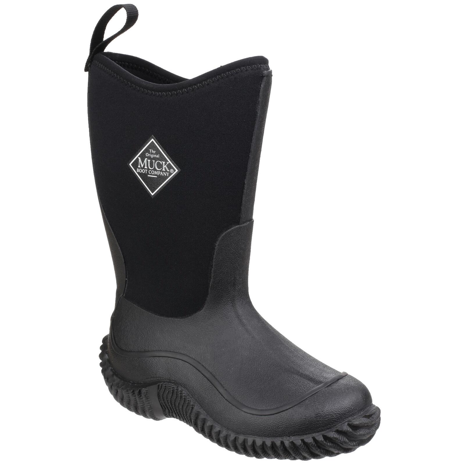 MUCK BOOTS Childrens/Kids Hale Pull On Wellington Boots (Black)