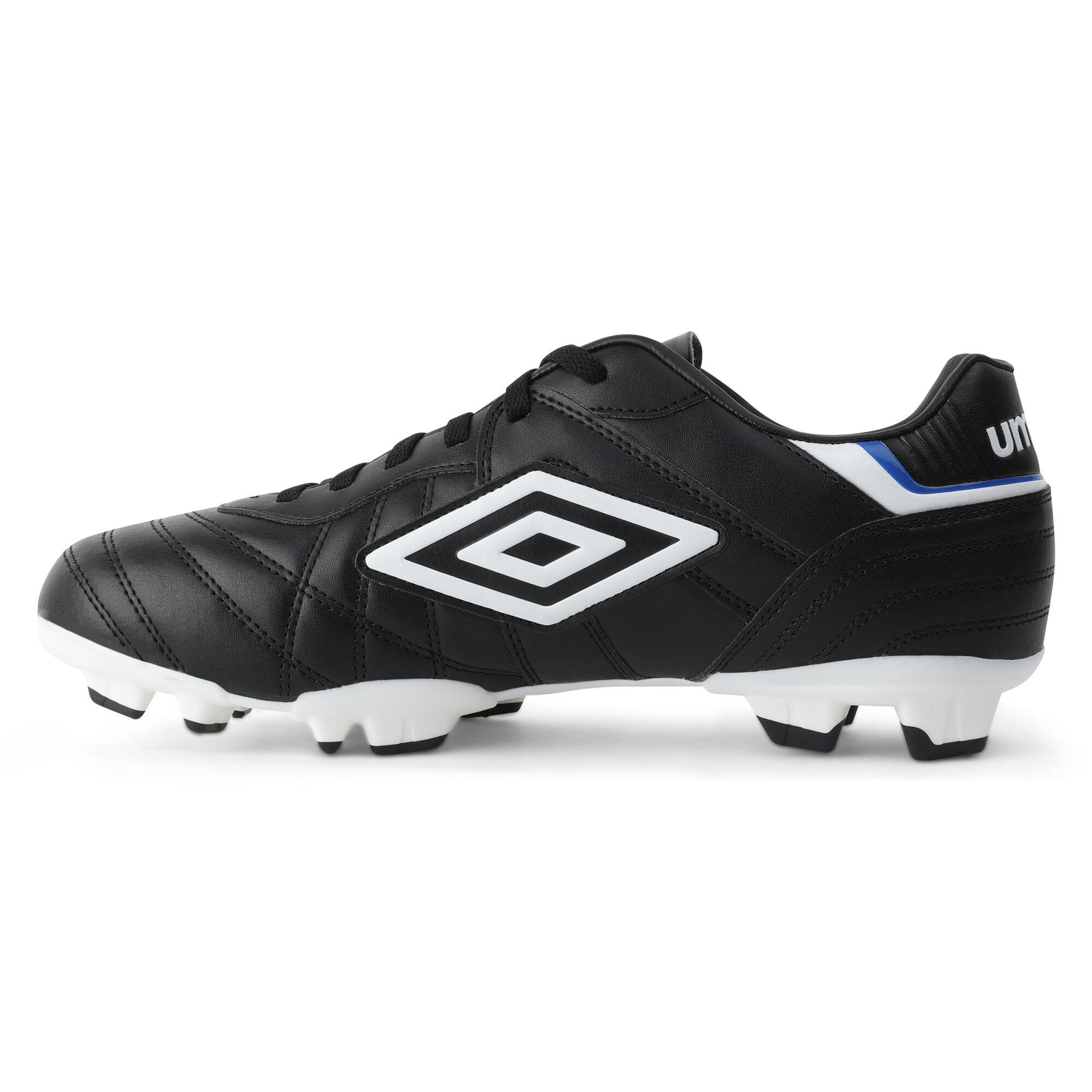Scarpe Da Calcio Uomo Umbro Speciali Eternal Club Fg Nero Bianco Blu Reale 3/4