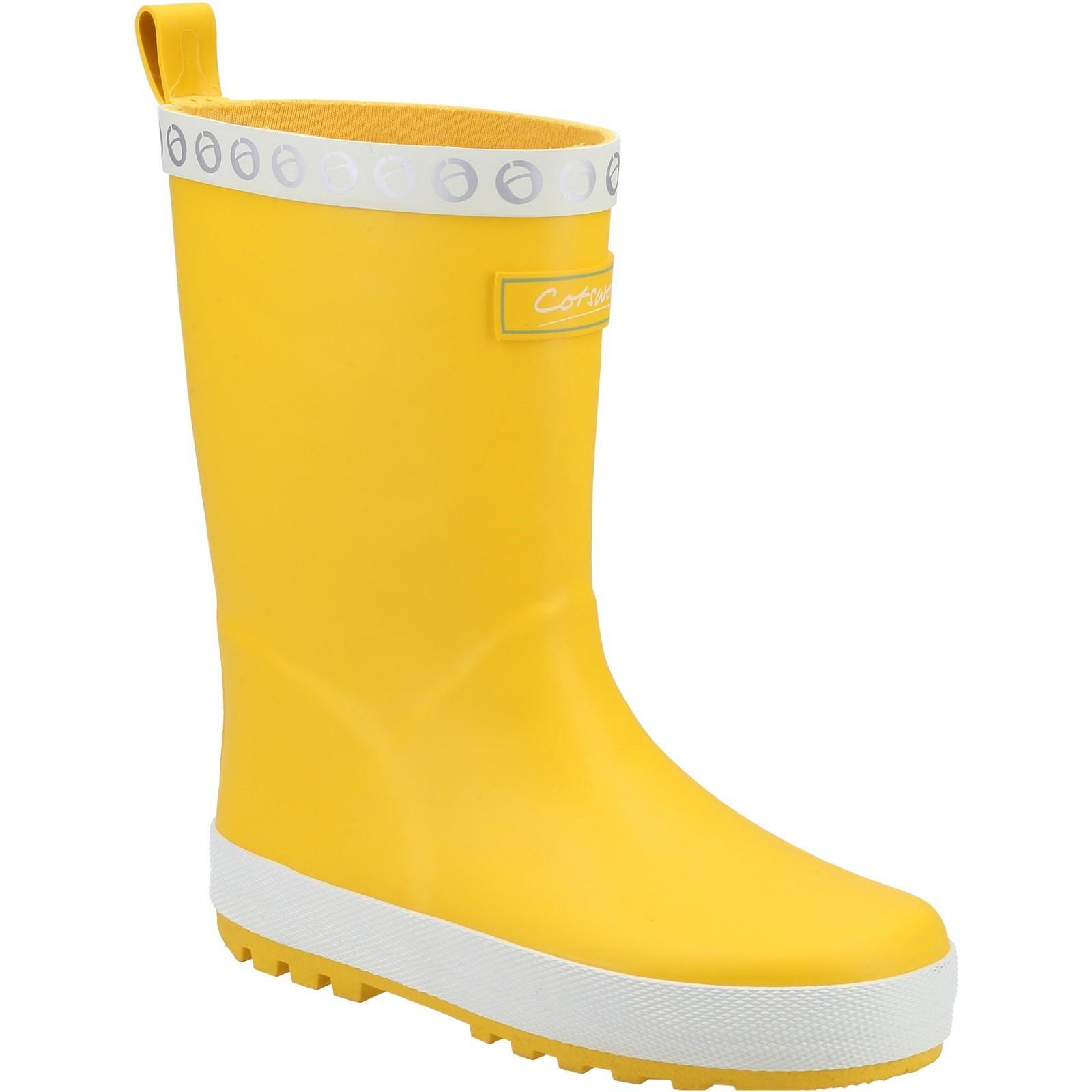 Childrens/Kids Prestbury Wellington Boots (Yellow) 1/5