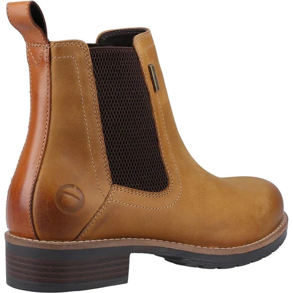 Womens/Ladies Enstone Leather Boots (Camel) 4/5